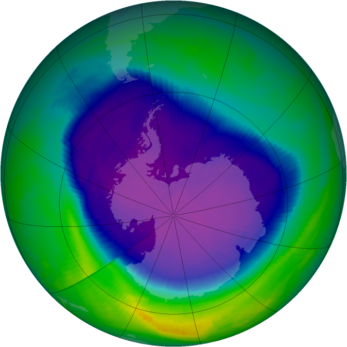 Ozone Map 1998-09-30